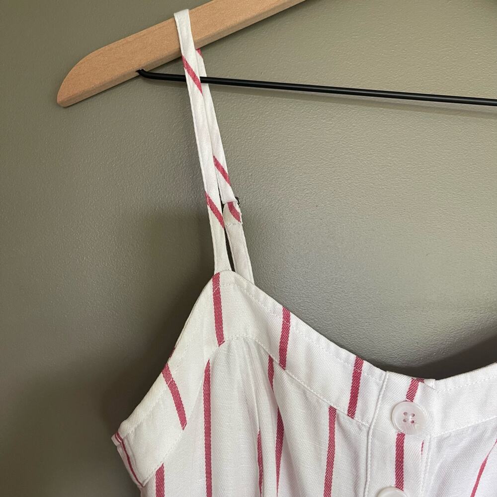 Rails Harper Jumpsuit Size Xs White Red Reef Stri… - image 6